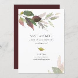 Fall Save the Date Design Hochzeitsankündigung Einladung