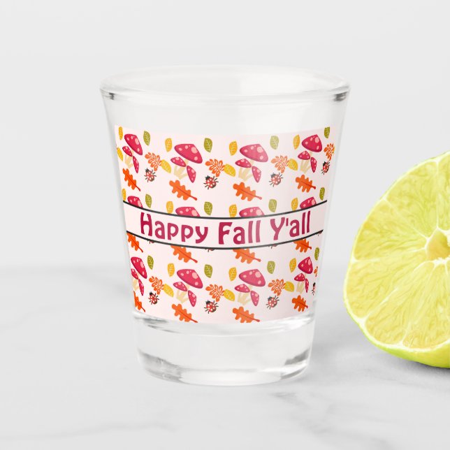 Fall Schnapsglas (Vorderseite)