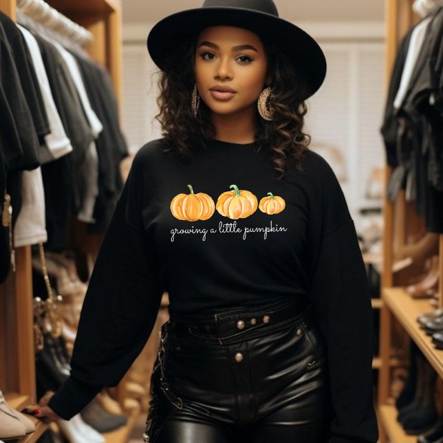 Fall Schwangerschaft Ankündigung Sweatshirt (Von Creator hochgeladen)