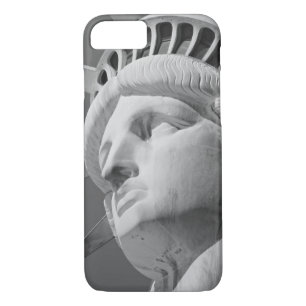 Fall Schwarz-weiß Statue of Liberty iPhone 7 Case-Mate iPhone Hülle