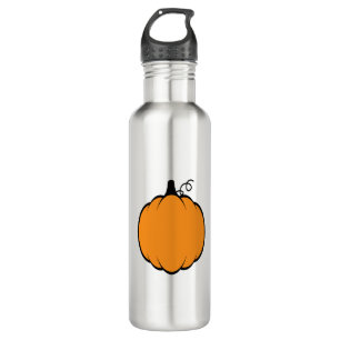 Fall Season Pumpkin Zeichnend Edelstahlflasche