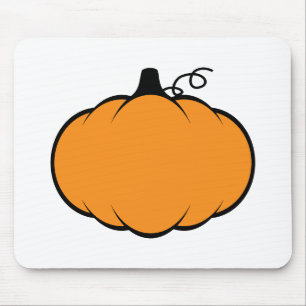 Fall Season Pumpkin Zeichnend Mousepad