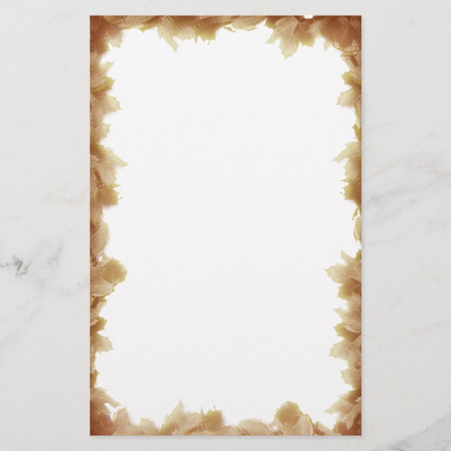 Fall Seasons Best Stationery Template Briefpapier (Vorderseite)