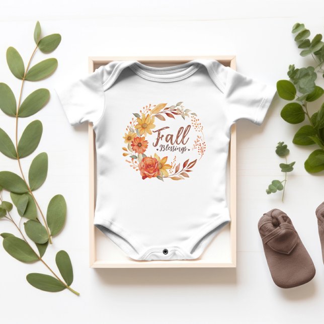 Fall Segen, Fall Vibe Baby Shirt, Erntedank Strampler (Von Creator hochgeladen)