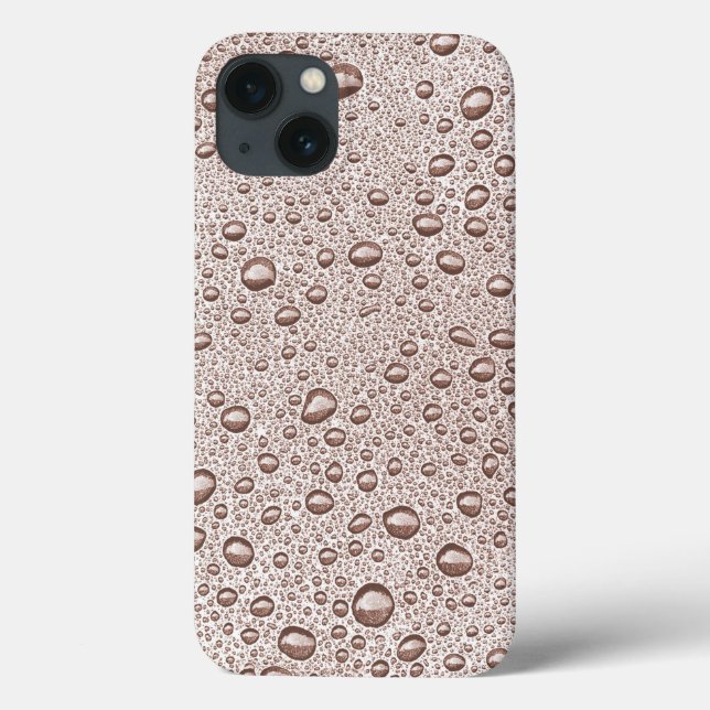 Fall Sepia Wassertropfen Case-Mate iPhone Hülle (Rückseite)