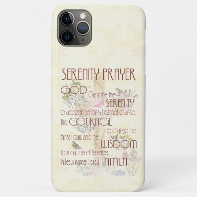 Fall "Serenity Prayer Case-Mate iPhone" Case-Mate iPhone Hülle (Rückseite)