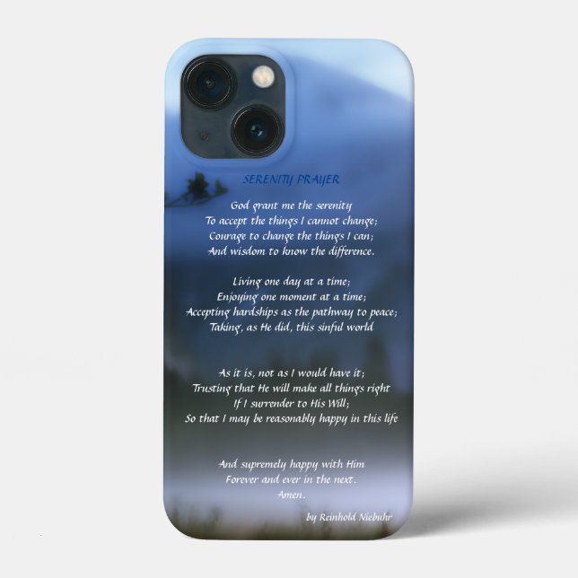 Fall "Serenity Prayer Case-Mate iPhone" Case-Mate iPhone Hülle (Rückseite)
