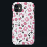 Fall "Sewing Themed iPhone 5" Case-Mate iPhone Hülle<br><div class="desc">Ein iPhone 5 Gehäuse mit einem nähenden Thema-Design bestehend aus einer Nähmaschine,  Gewindestauben,  einem Button-Kissen,  Scheren,  Stoffwatchen und Nähnadeln. Design hat ein rosa Farbschema.</div>