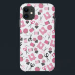 Fall "Sewing Themed iPhone 5" Case-Mate iPhone Hülle<br><div class="desc">Ein iPhone 5 Gehäuse mit einem nähenden Thema-Design bestehend aus einer Nähmaschine,  Gewindestauben,  einem Button-Kissen,  Scheren,  Stoffwatchen und Nähnadeln. Design hat ein rosa Farbschema.</div>