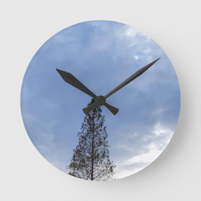 FALL SKY RUNDE WANDUHR (Vorderseite)