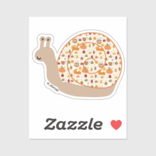 Fall Snail Aufkleber