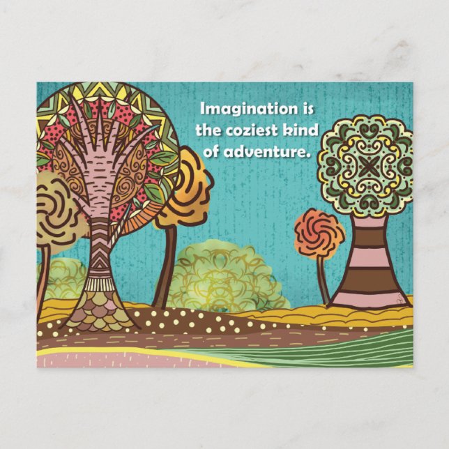 Fall Snail Mail Postcard Set | Hand-Drawn Autumn D Postkarte (Vorderseite)