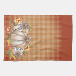 Fall Sonnenblumen & Erntepumpen Geschirrtuch