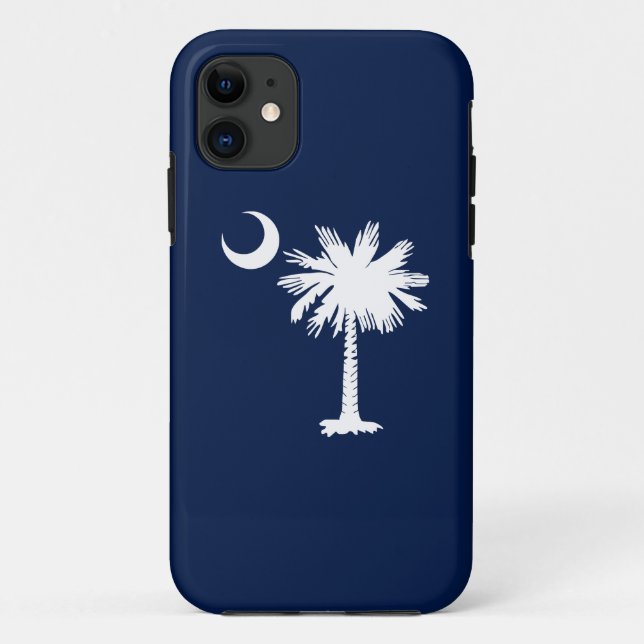 Fall South Carolina Flag iPhone Case-Mate iPhone Hülle (Rückseite)