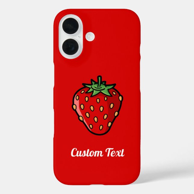 Fall Strawberry Icon Case-Mate iPhone Hülle (Rückseite)