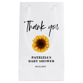 Fall Sunflower Baby Dusche Kleine Geschenktüte