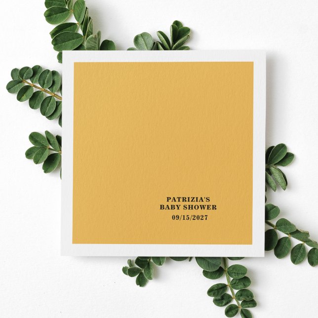 Fall Sunflower Baby Dusche Serviette (Von Creator hochgeladen)