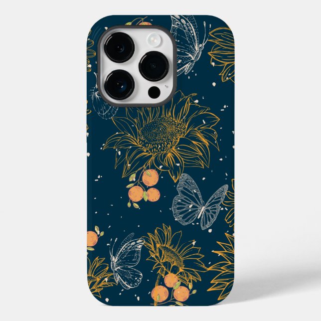 Fall Sunflower Sonata Case-Mate iPhone Hülle (Rückseite)