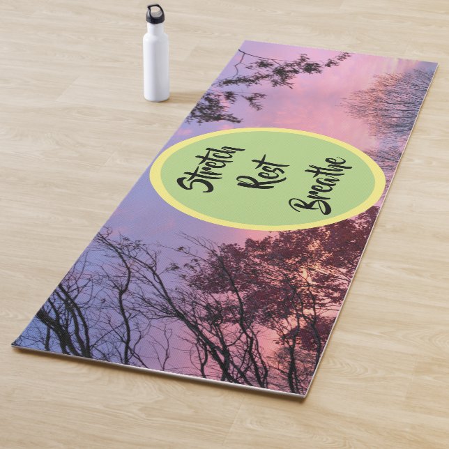 Fall Sunset Erholung Breathe Yoga Mat Yogamatte (Beispiel)