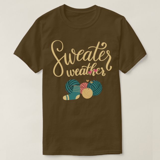 Fall Sweater Weaather T-Shirt (Design vorne)