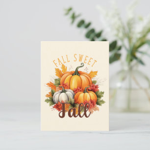 Fall Sweet Fall Postkarte