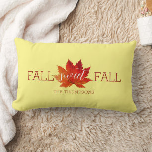 Fall Sweet Fall Roter Herbst Ahornblätterpilz Ahor Lendenkissen