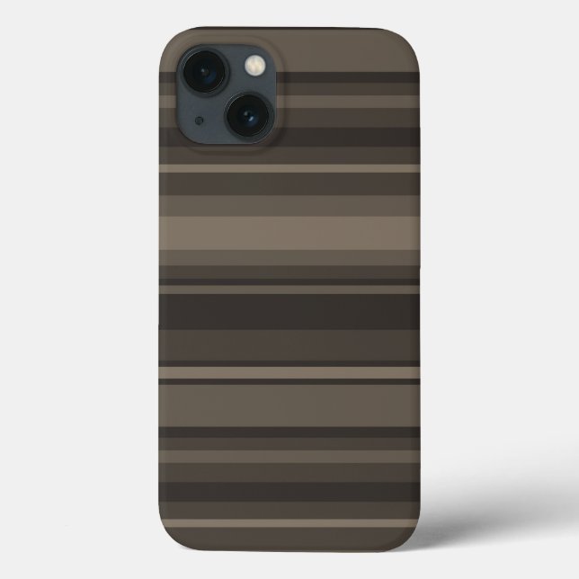 Fall Taupe Stripes Case-Mate iPhone Hülle (Rückseite)