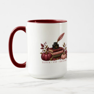 Fall Teacher Mug | Dark Academia Mindful Teacher G Tasse