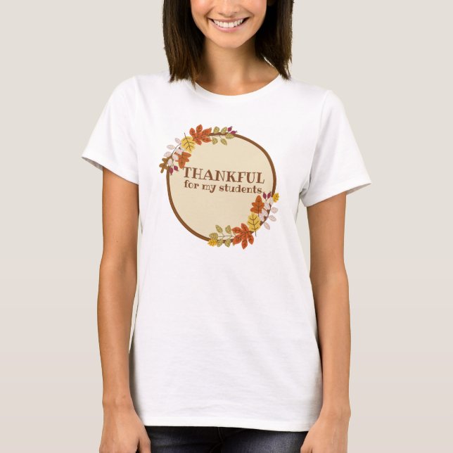 Fall Teacher T-Shirt (Vorderseite)