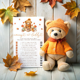 Fall Teddy Bear Mommy oder Daddy Baby Shooting Gam