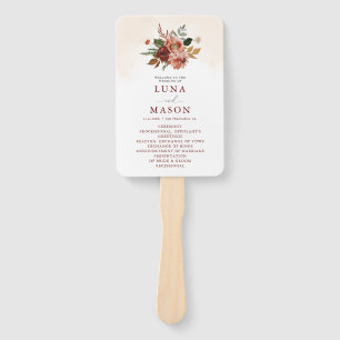 Fall Terracotta Burgund Blumenzwiebelprogramm Fächer
