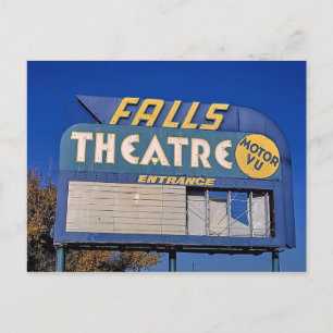 Fall-Theater, Great Falls, Montana Postkarte