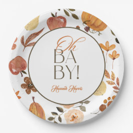 Fall Theme Baby Shower Invitation Pappteller