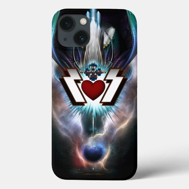 Fall Thunder Gods Rock iPad Case-Mate iPhone Hülle (Rückseite)