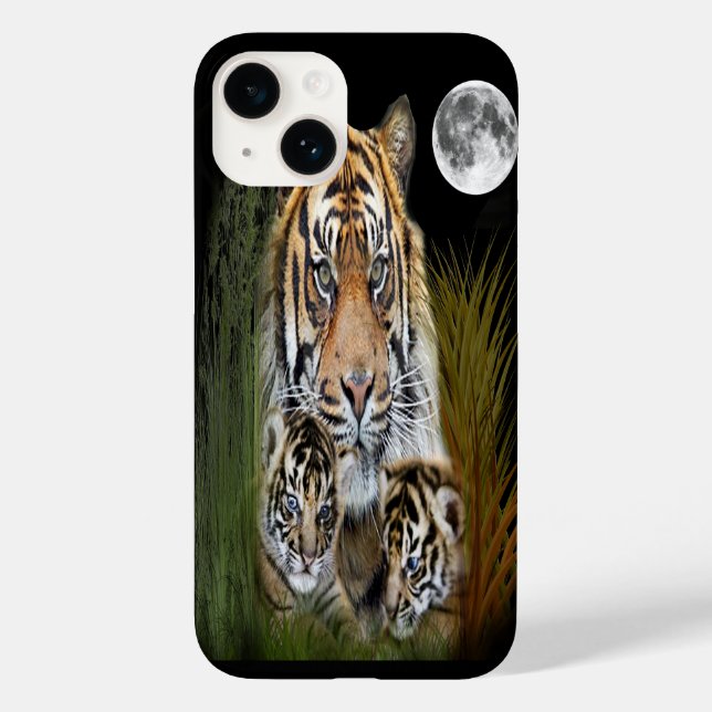 Fall Tiger Case-Mate iPhone Hülle (Rückseite)