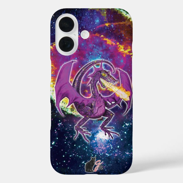 Fall Tourmaline Cosmic Dragon Case-Mate iPhone Hülle (Rückseite)