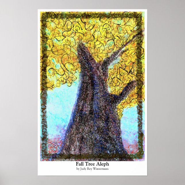 Fall Tree Aleph Poster (Vorne)