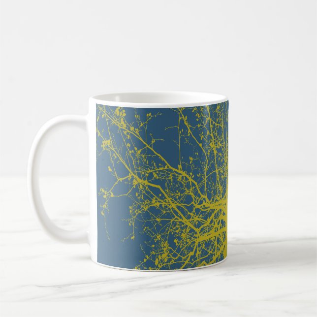 Fall Tree-Silhouette Kaffeetasse (Links)