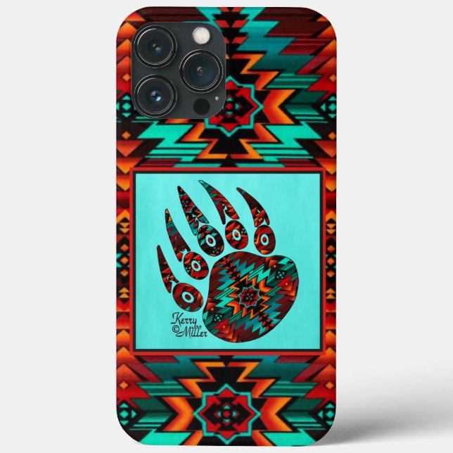 Fall "Tribal Bear Paw Case-Mate iPhone" iPhone Hülle (Rückseite)