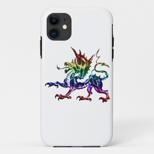 Fall "Tribal Metallic Dragon iPhone 5" Case-Mate iPhone Hülle (Rückseite)