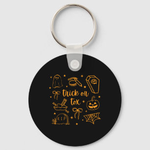 Fall Trick oder Tox Botox Halloween ästhetische Kr Schlüsselanhänger
