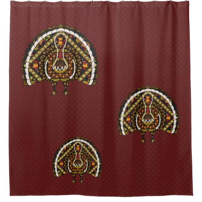 Fall Türkei Duschvorhang (Vorderseite)