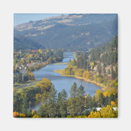 Fall über Clearwater River Idaho Magnet