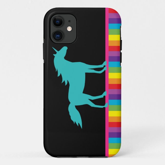 Fall Unicorn und Rainbow iPhone 5 Case-Mate iPhone Hülle (Rückseite)