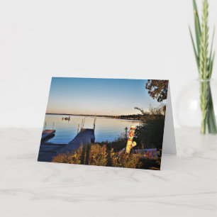"Fall Upon Green Lake" Geburtstagskarte Karte
