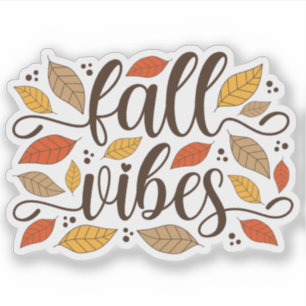 Fall Vibes Aufkleber