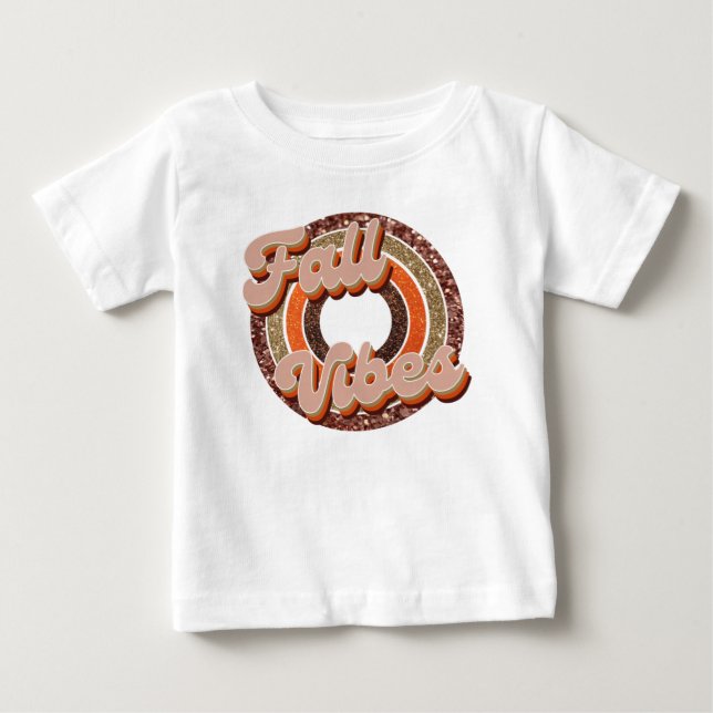 Fall Vibes Baby T-shirt (Vorderseite)
