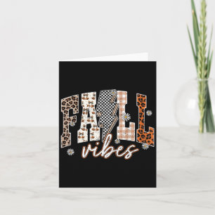 Fall Vibes Blitzlicht Blume Erntedank Herbst Le Karte