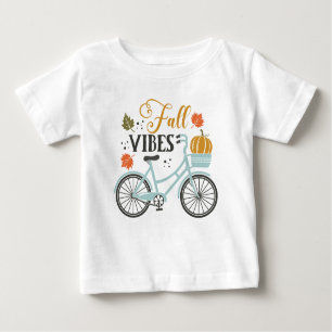 Fall Vibes by Bicycle Baby T-shirt