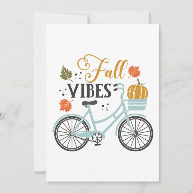 Fall Vibes by Bicycle Karte (Vorderseite)